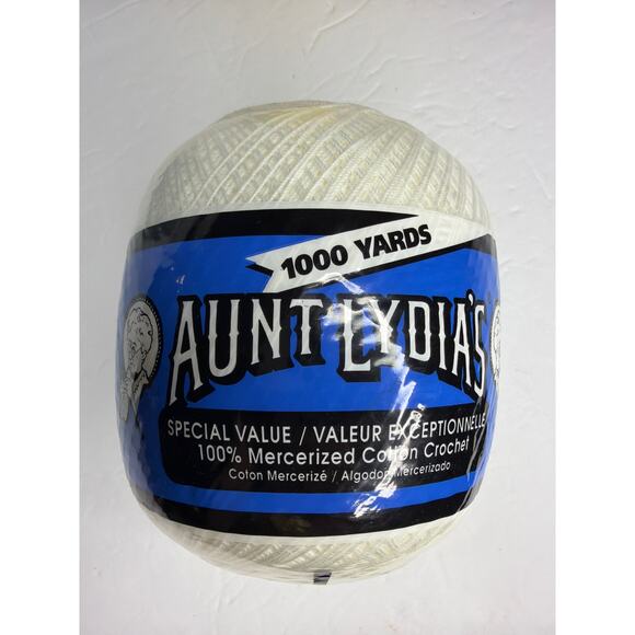 5 Spools CROCHET THREAD Aunt Lydia's Red Hart Cotton Craft Tatting Lace Gift - Picture 6 of 8